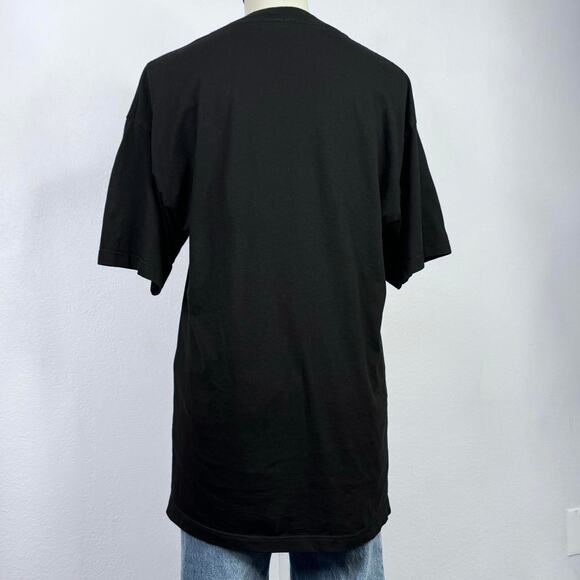 Vintage 90s Halloween Witch Embroidered Tee Black Moon Stars T-Shirt Large, - Picture 3 of 5